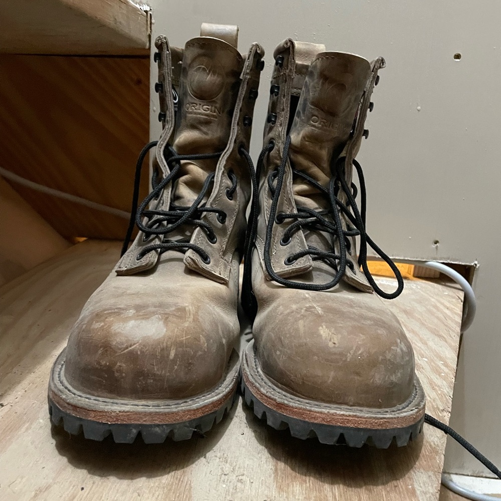 Origin - the BUILT boot - whiskey- big lug boot size 10